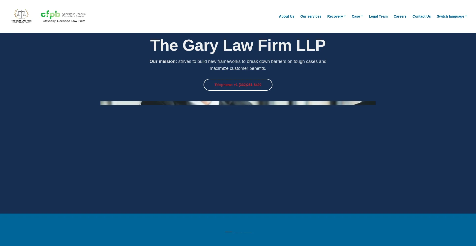 Website screenshot of Tglfhb.com