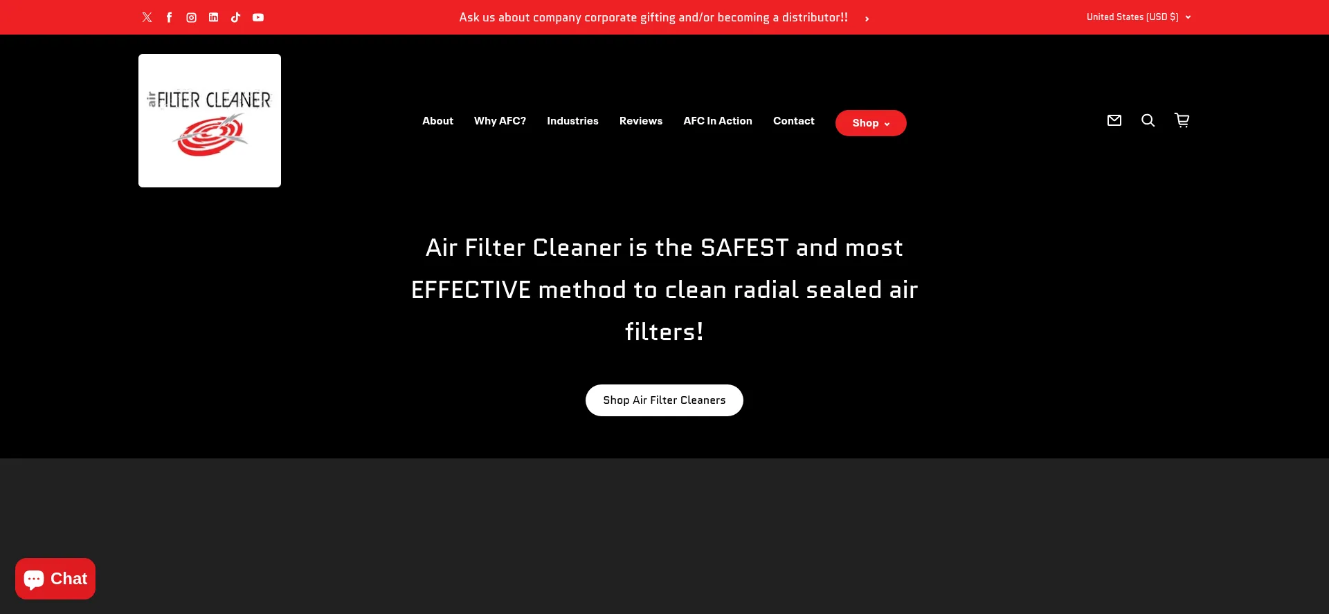 Theairfiltercleaner.com