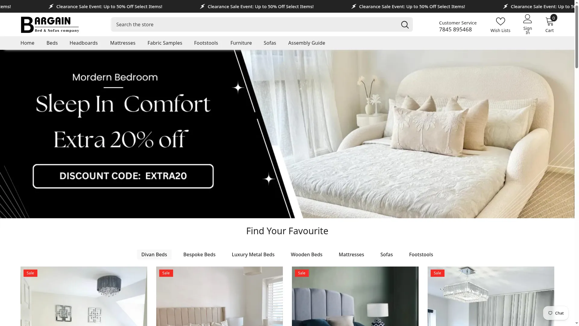 Thebargainbedandsofacompany.com