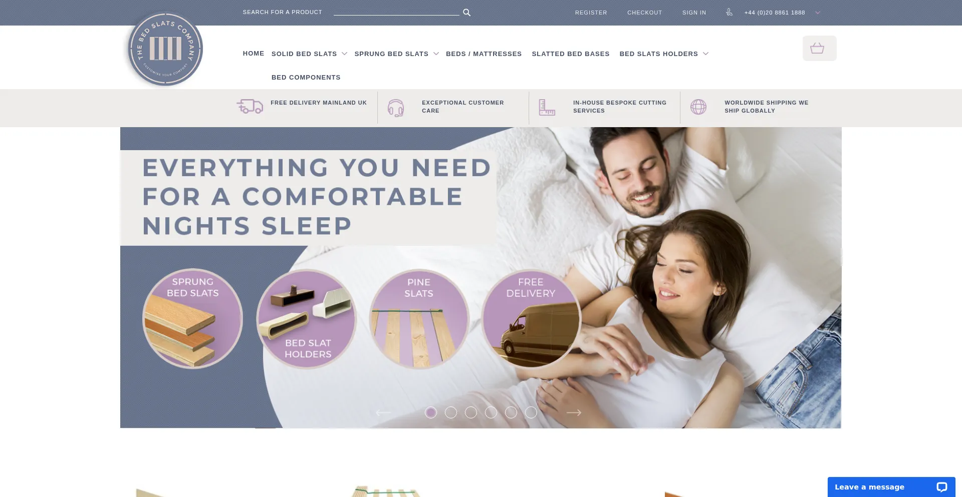 Thebedslatscompany.co.uk