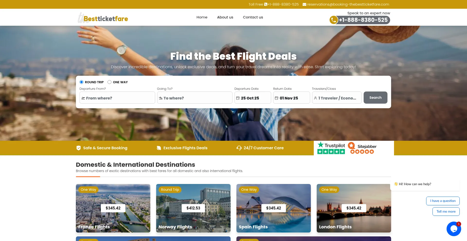 Thebestticketfare.com