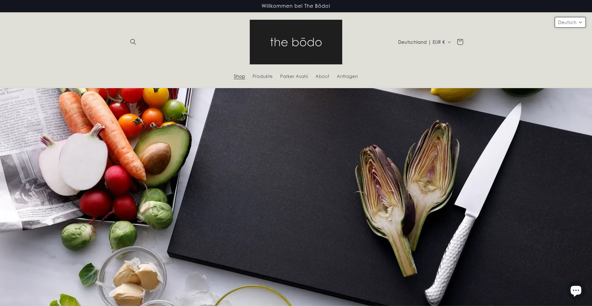Website screenshot of Thebodo.de