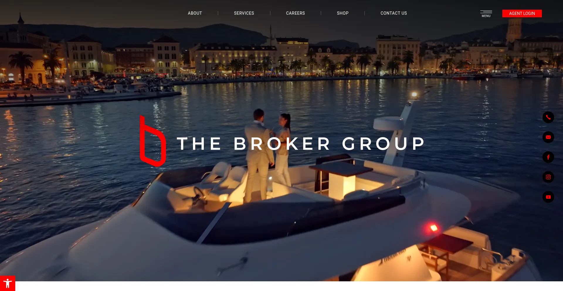 Website screenshot of Thebrokergrp.com