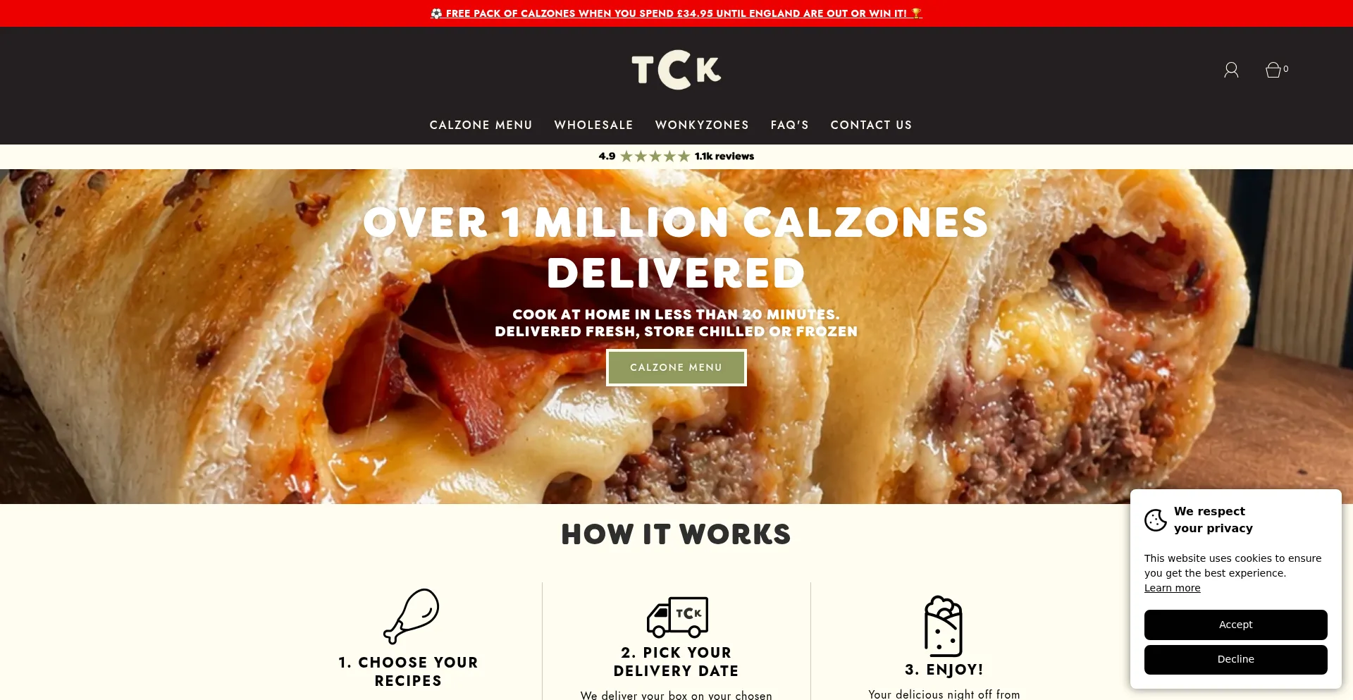 Thecalzonekitchen.co.uk