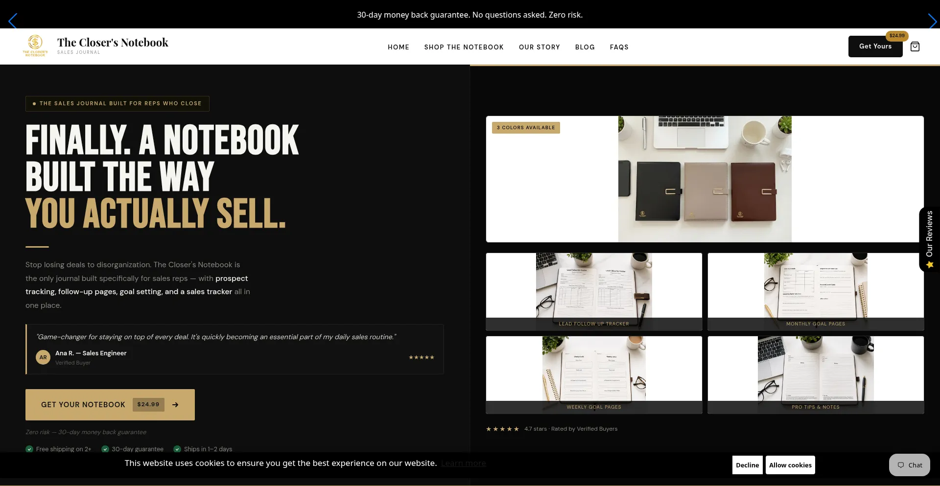 Theclosersnotebook.com