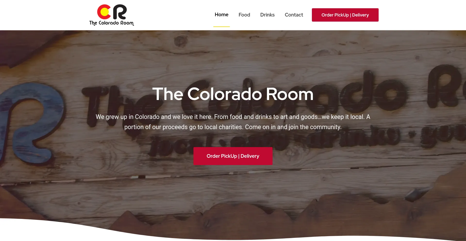 Website screenshot of Thecoloradoroom.com