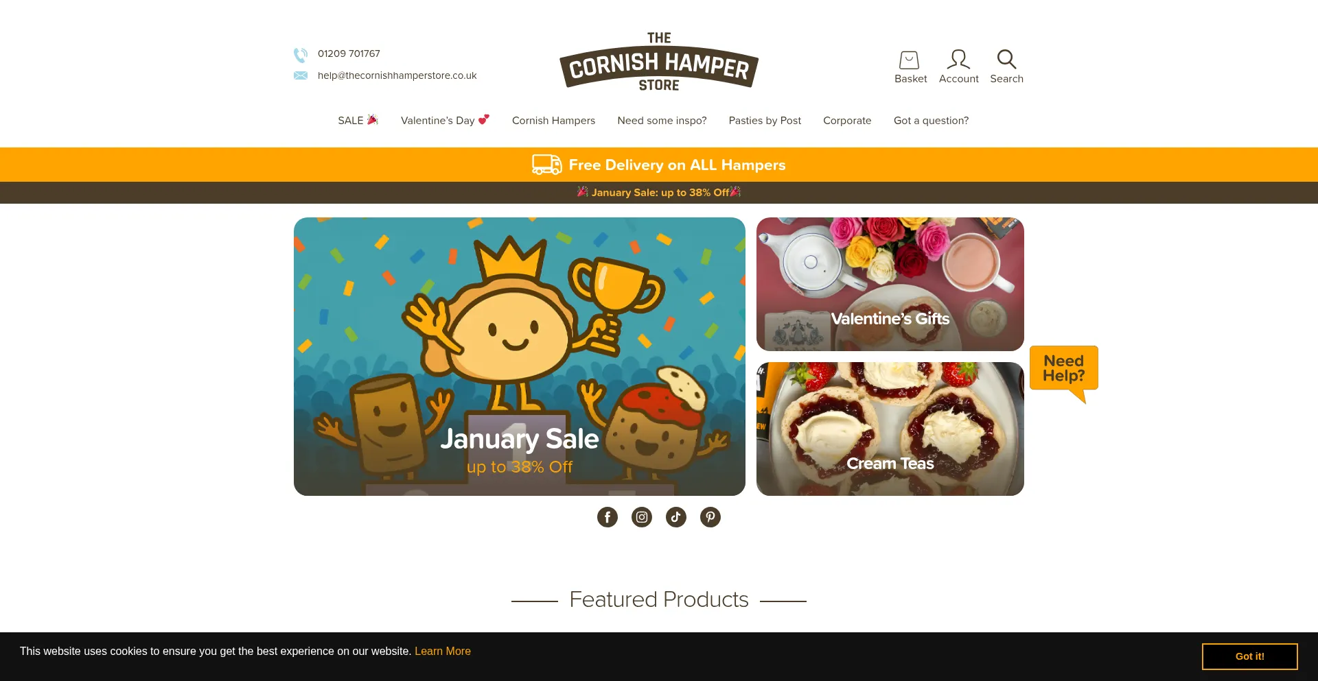 Thecornishhamperstore.co.uk