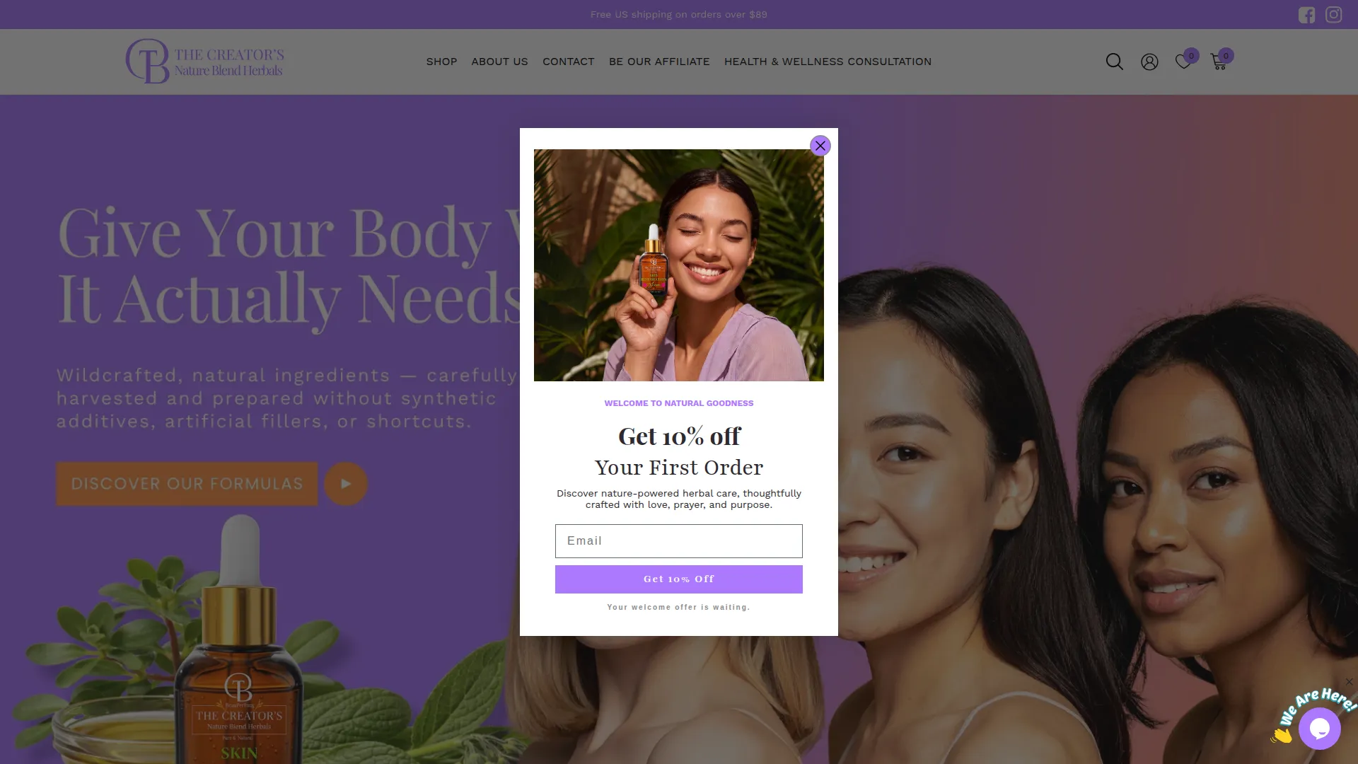 Thecreatorsnatureblend.com