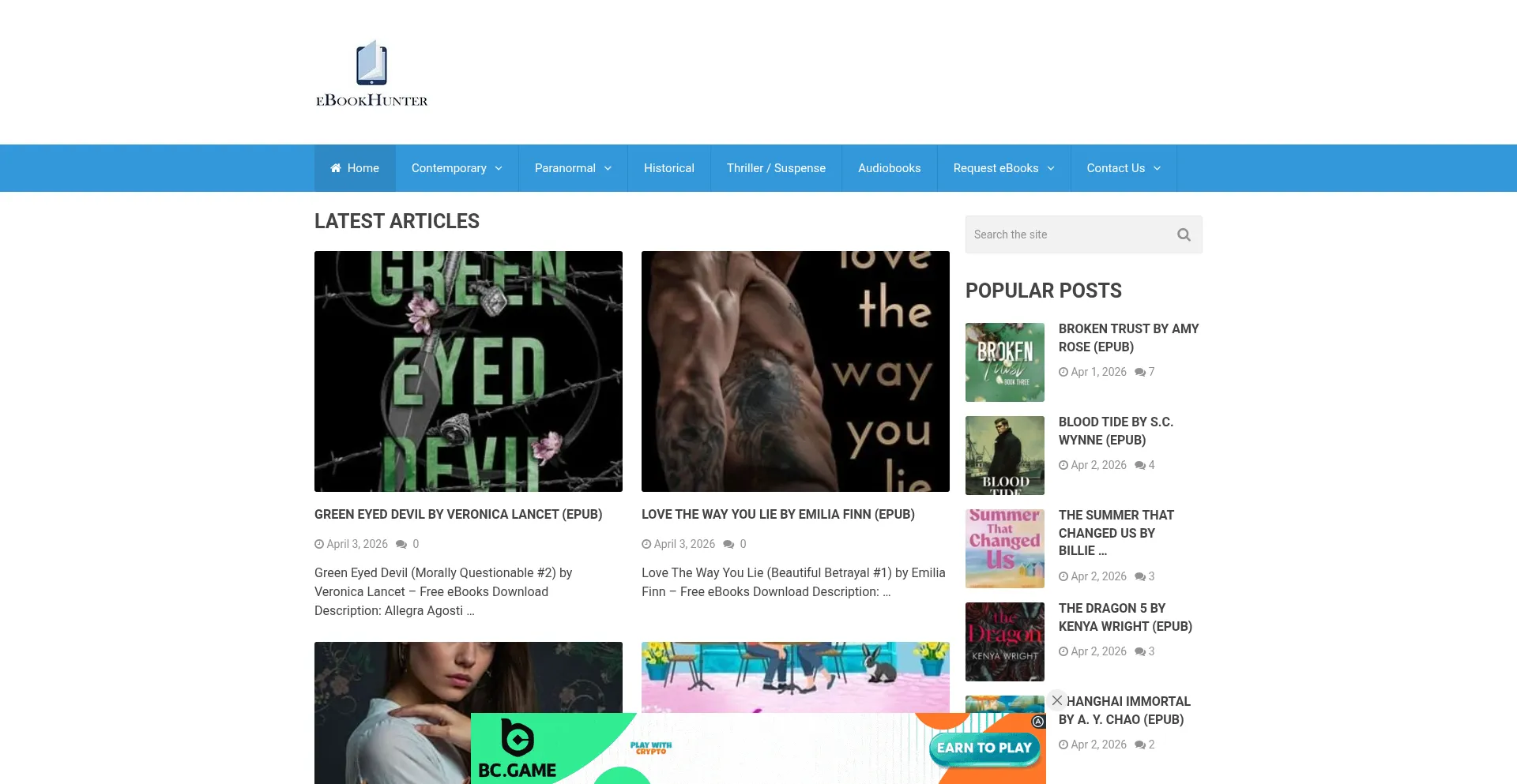 Theebookhunter.com