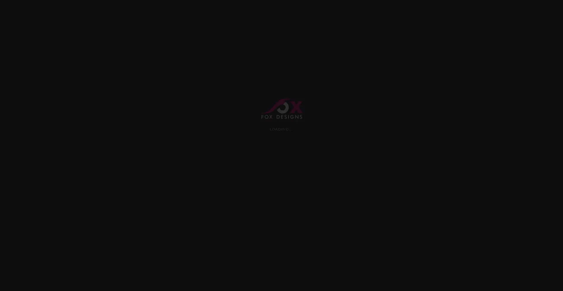 Website screenshot of Thefoxdesign.com