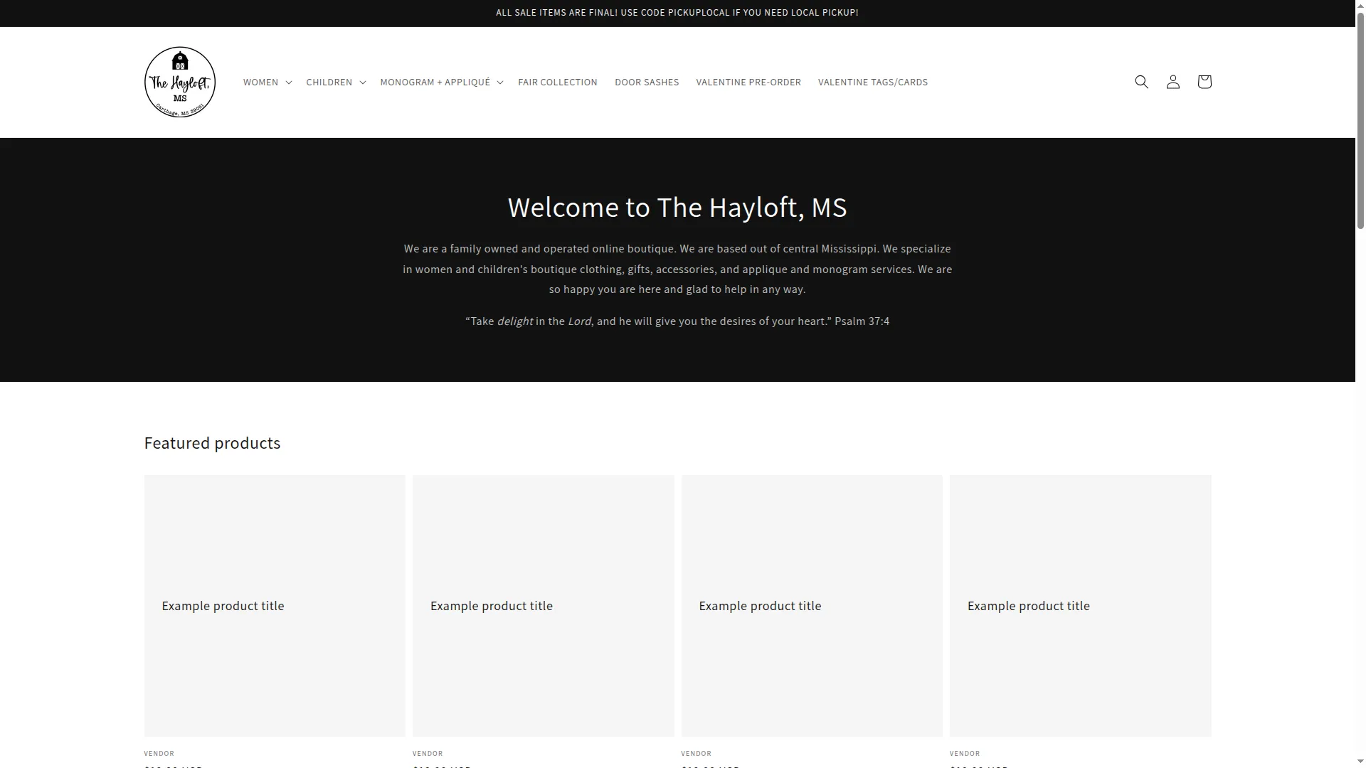 Thehayloftms.com