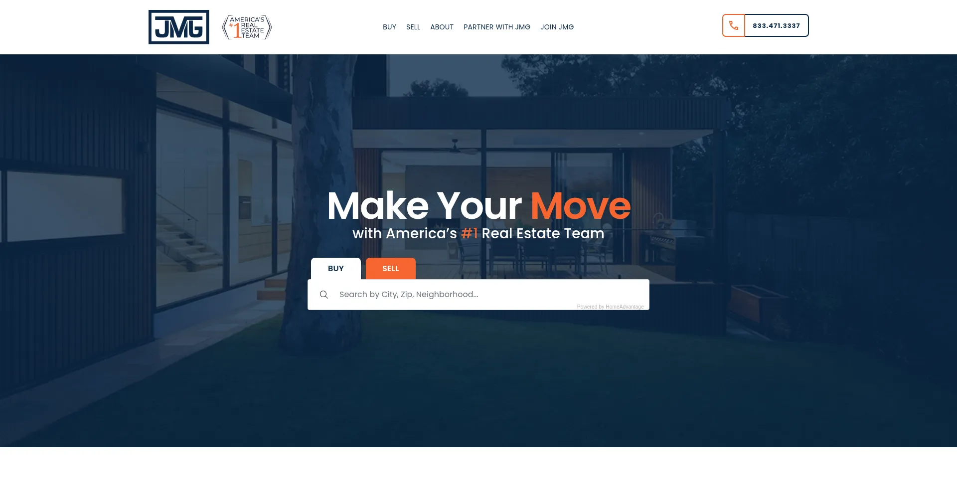 Website screenshot of Thejasonmitchellgroup.com