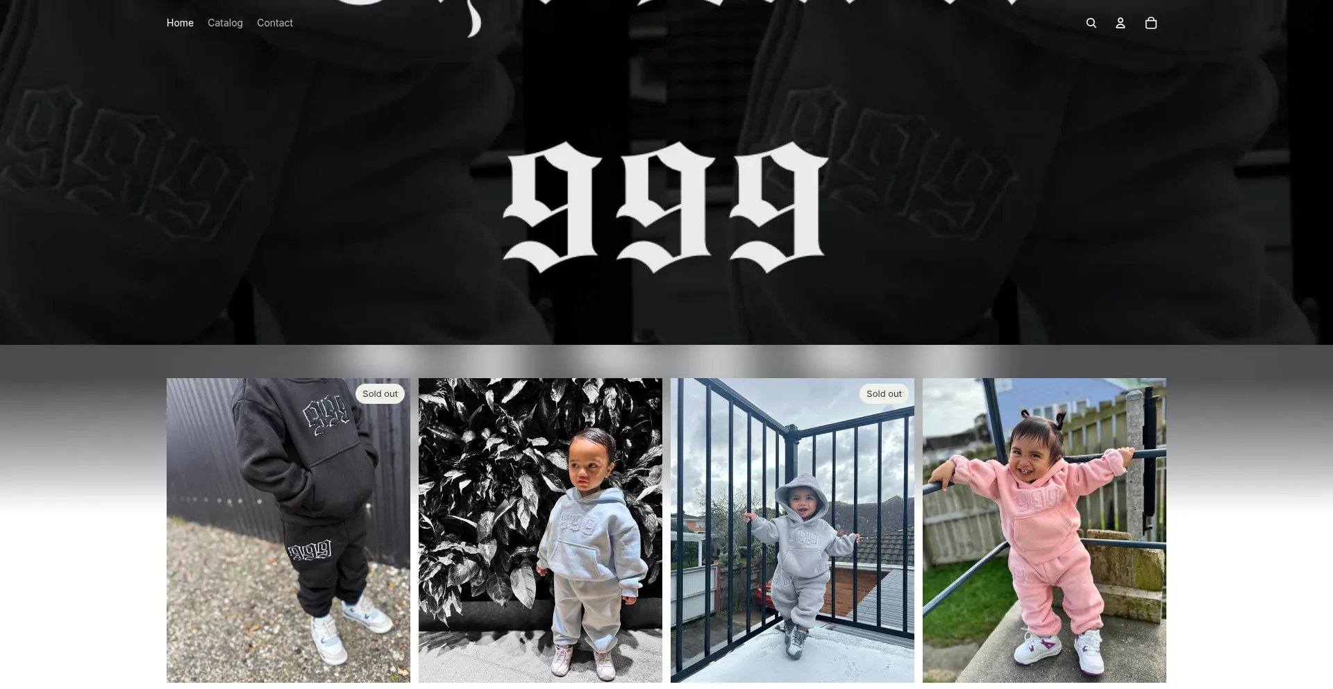 Website screenshot of Thelabel999.co.nz