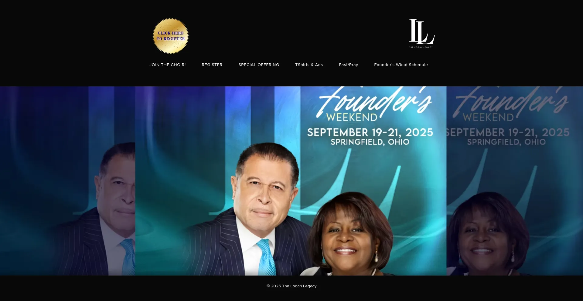 Website screenshot of Theloganlegacy.org