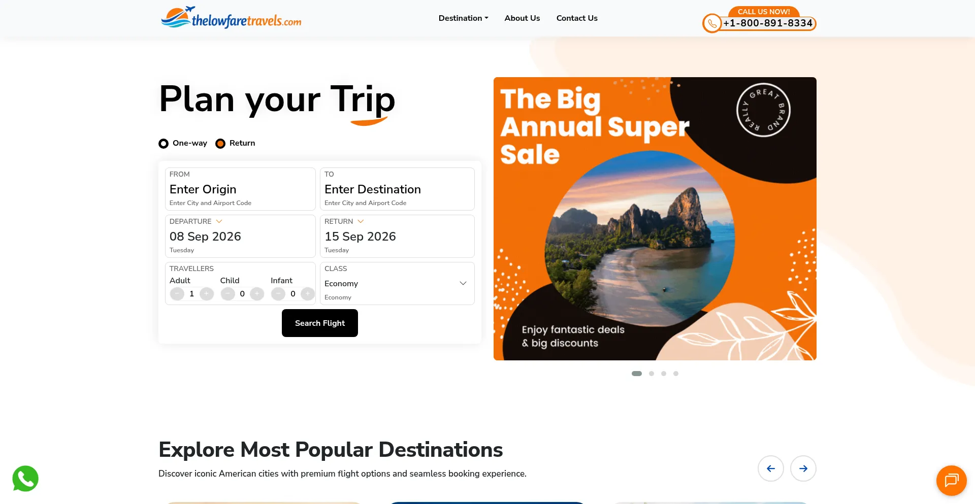 Thelowfaretravels.com