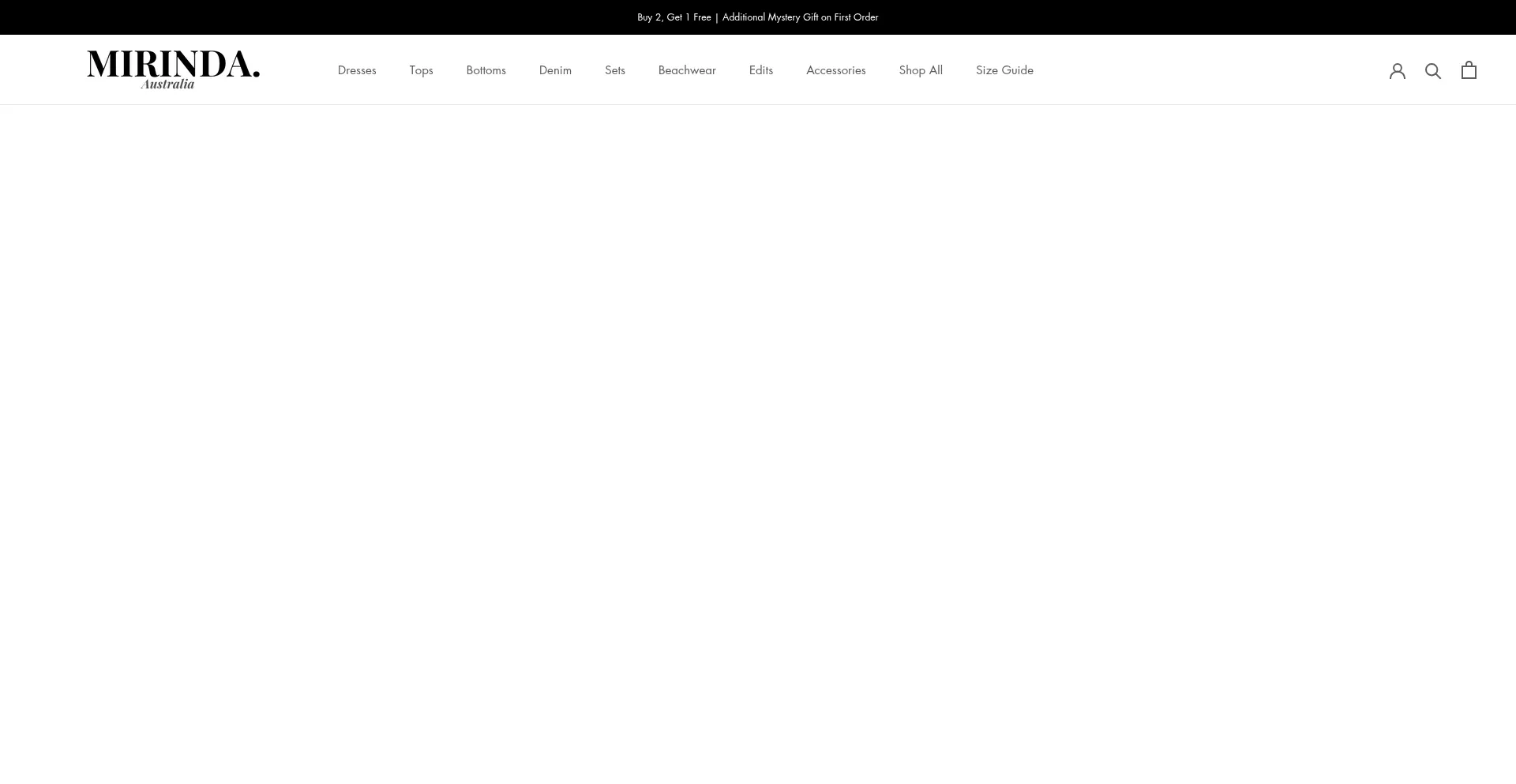 Website screenshot of Themirinda.com