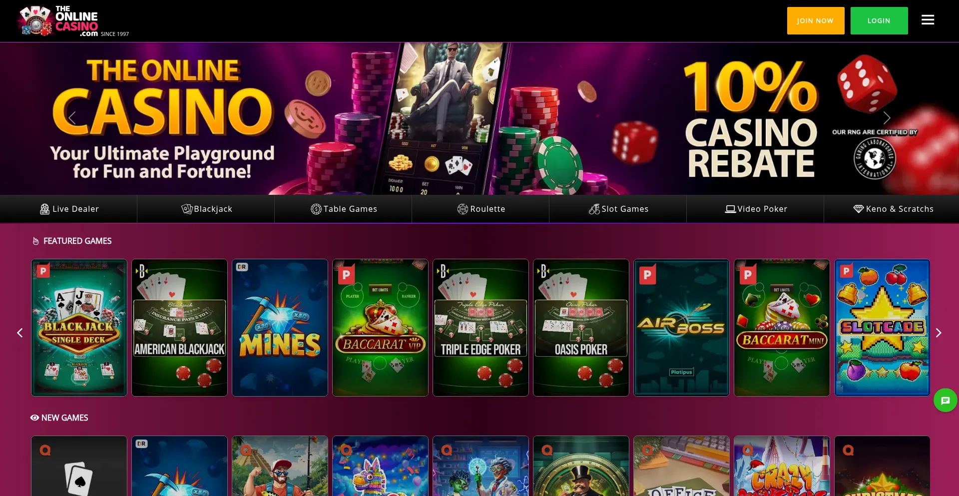 Theonlinecasino.com