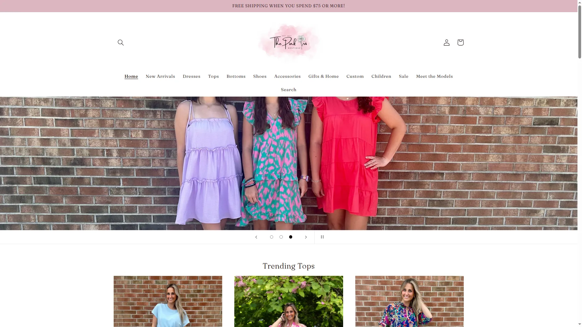 Thepinkirisboutique.com