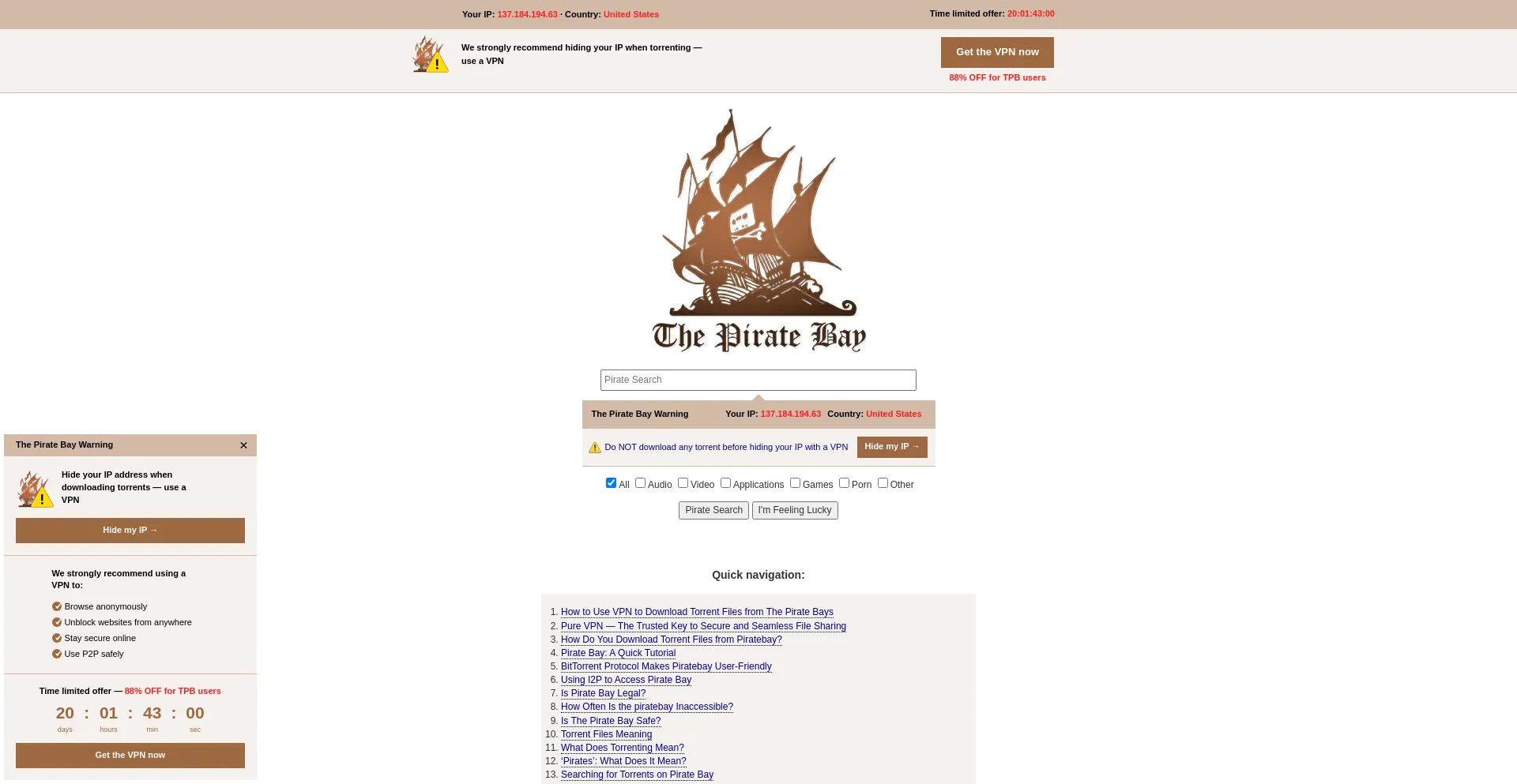 Thepiratesproxy.org