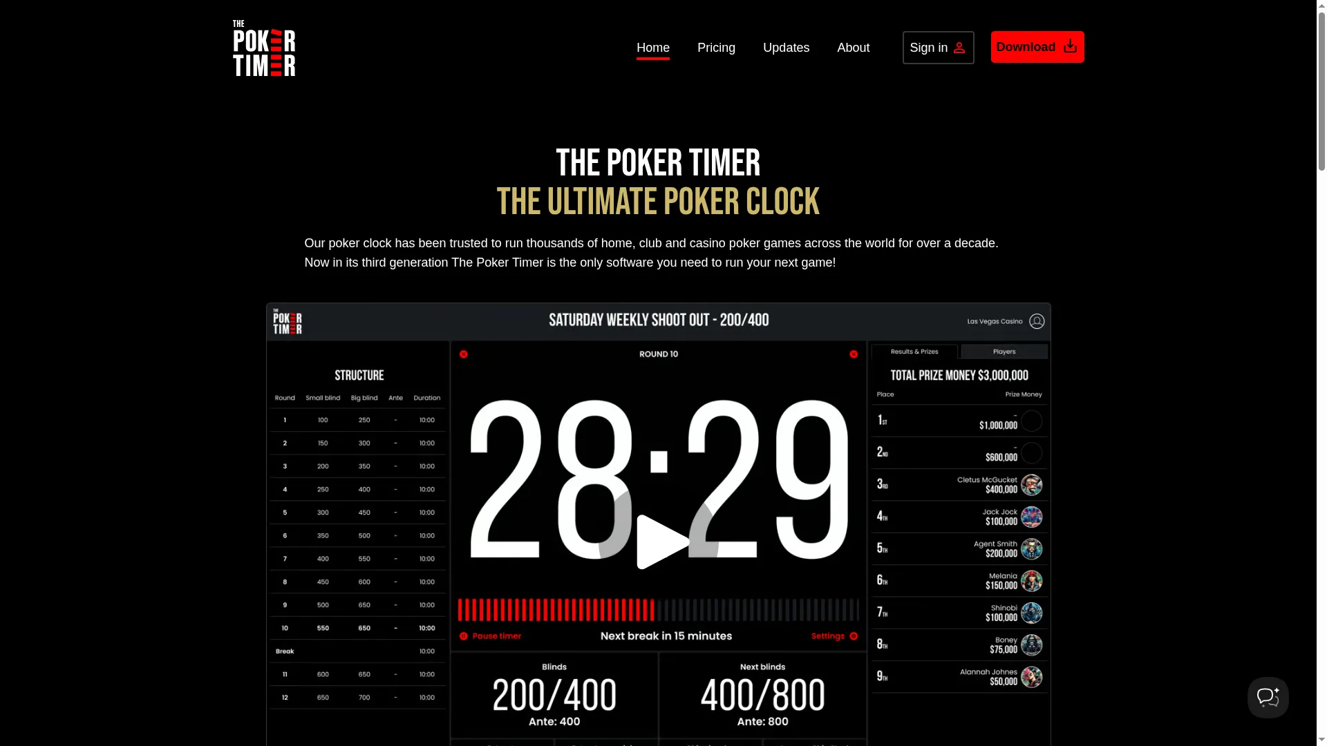 Thepokertimer.com