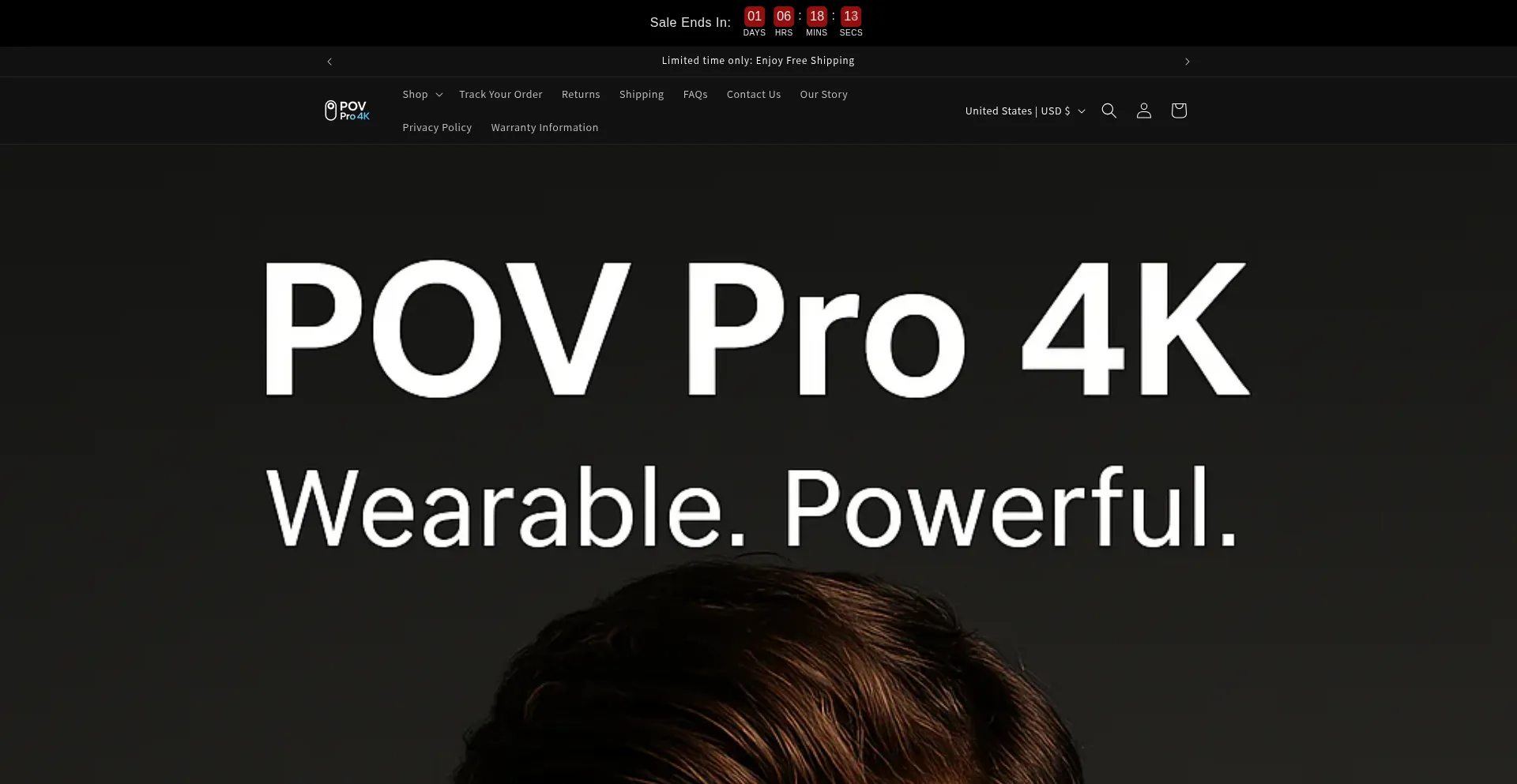 Website screenshot of Thepovpro.com