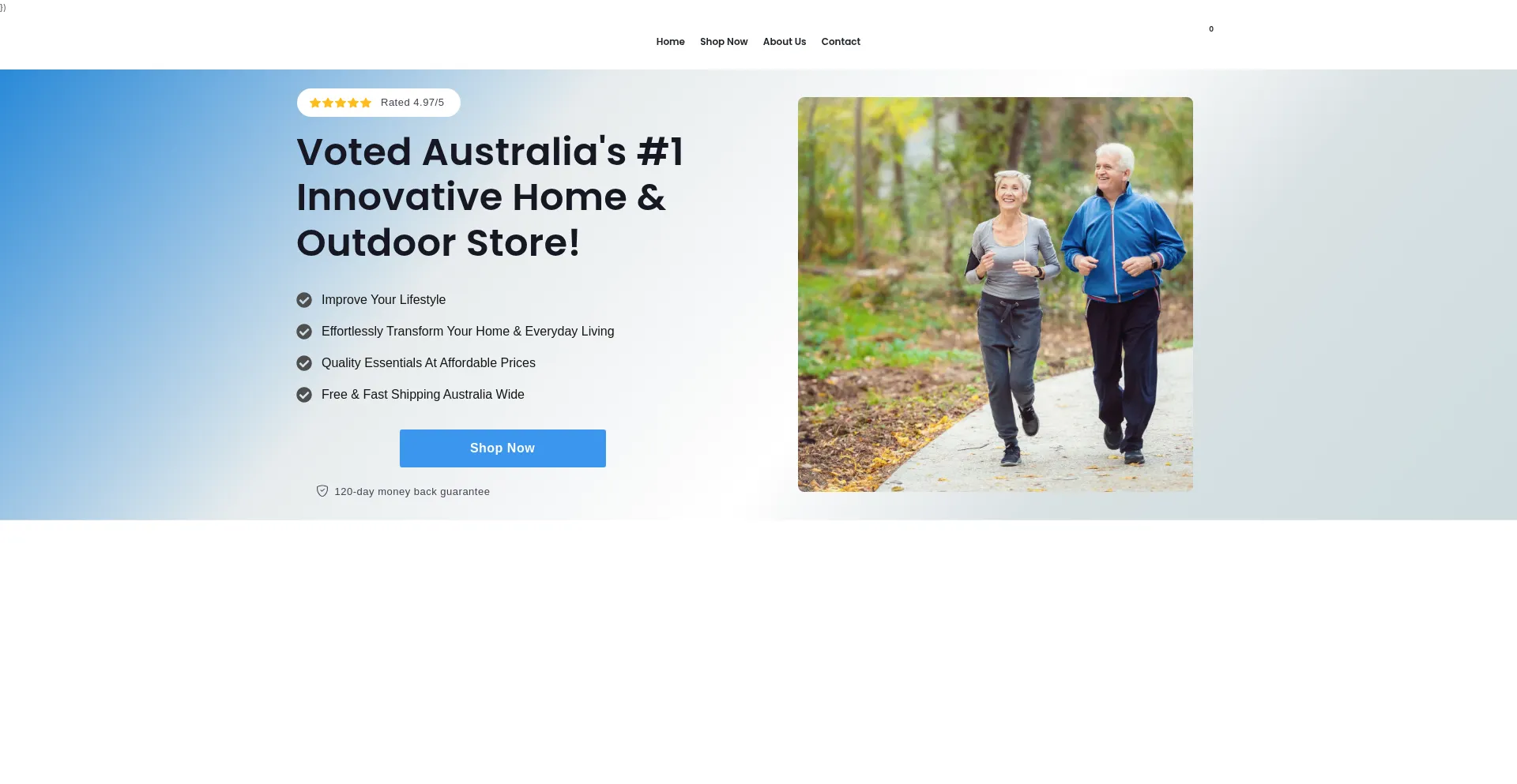 Website screenshot of Thequalitygoods.com