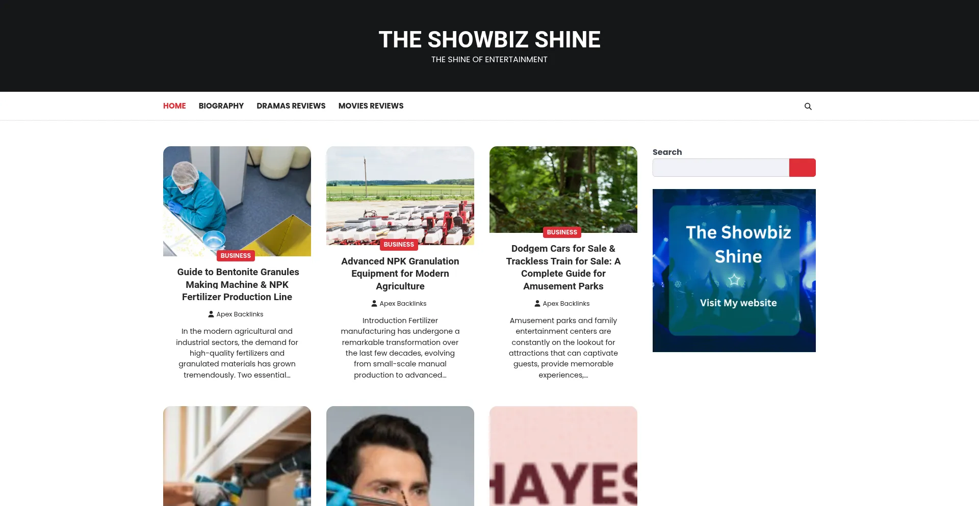 Theshowbizshine.com
