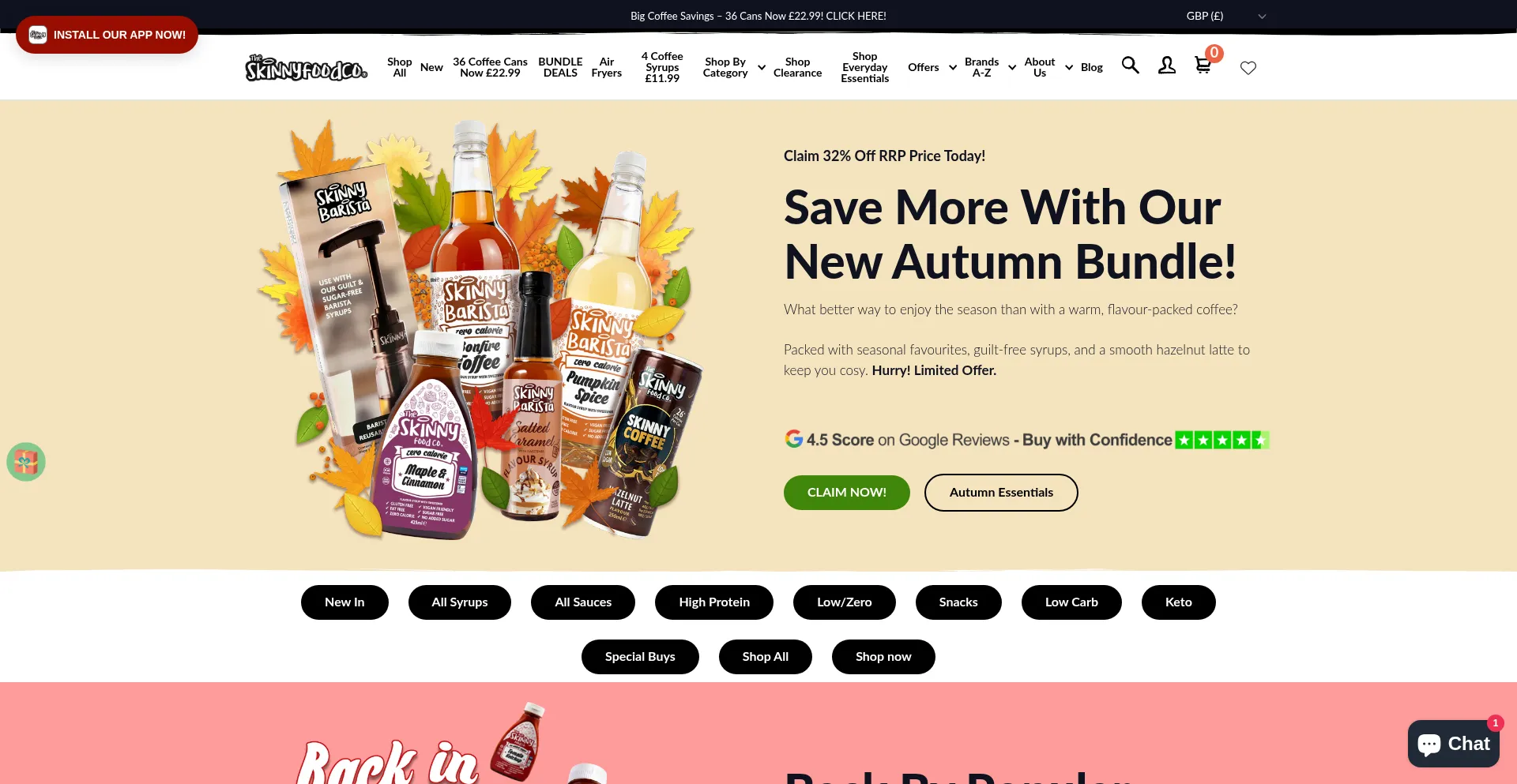 Theskinnyfoodco.com
