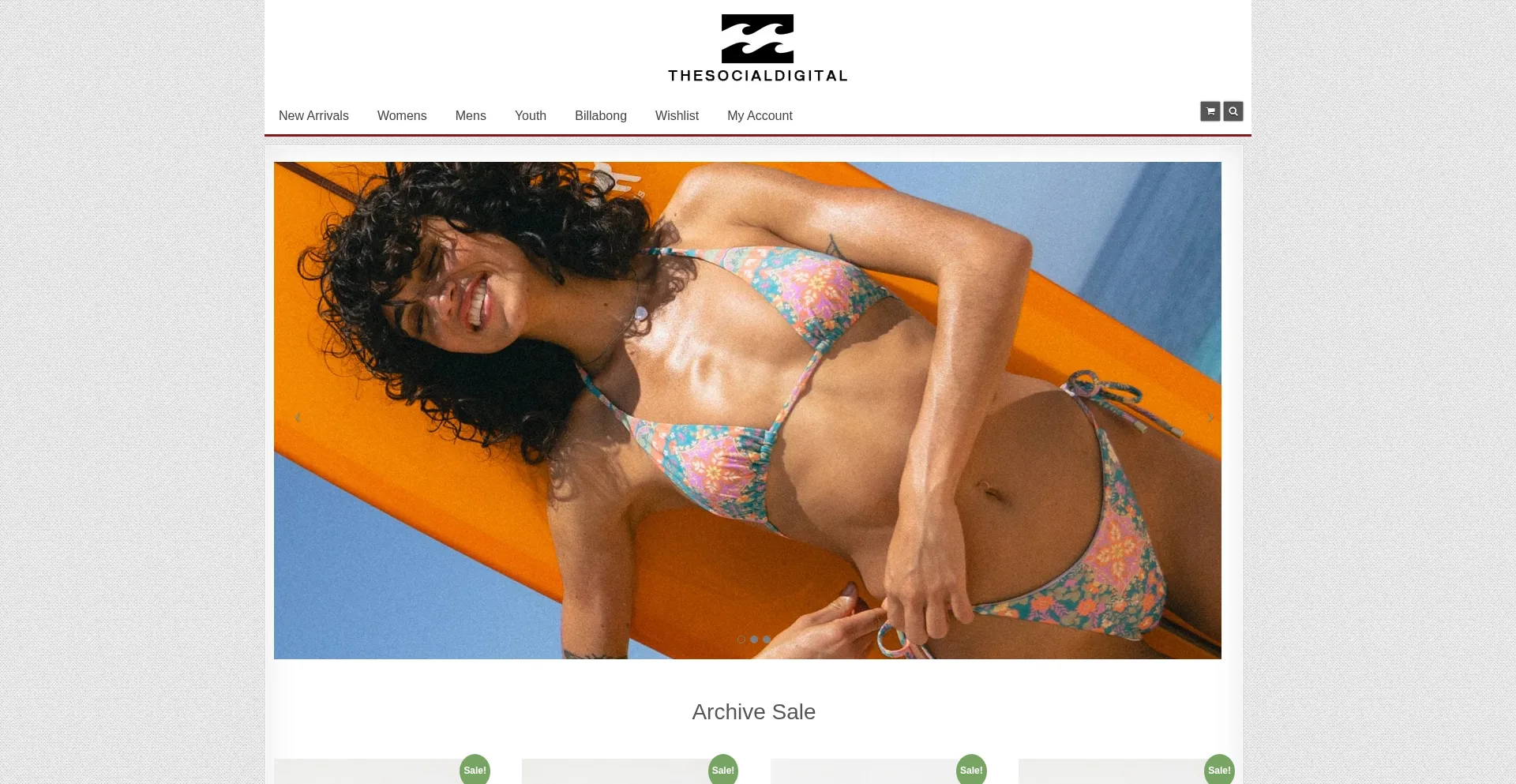 Website screenshot of Thesocialdigital.com