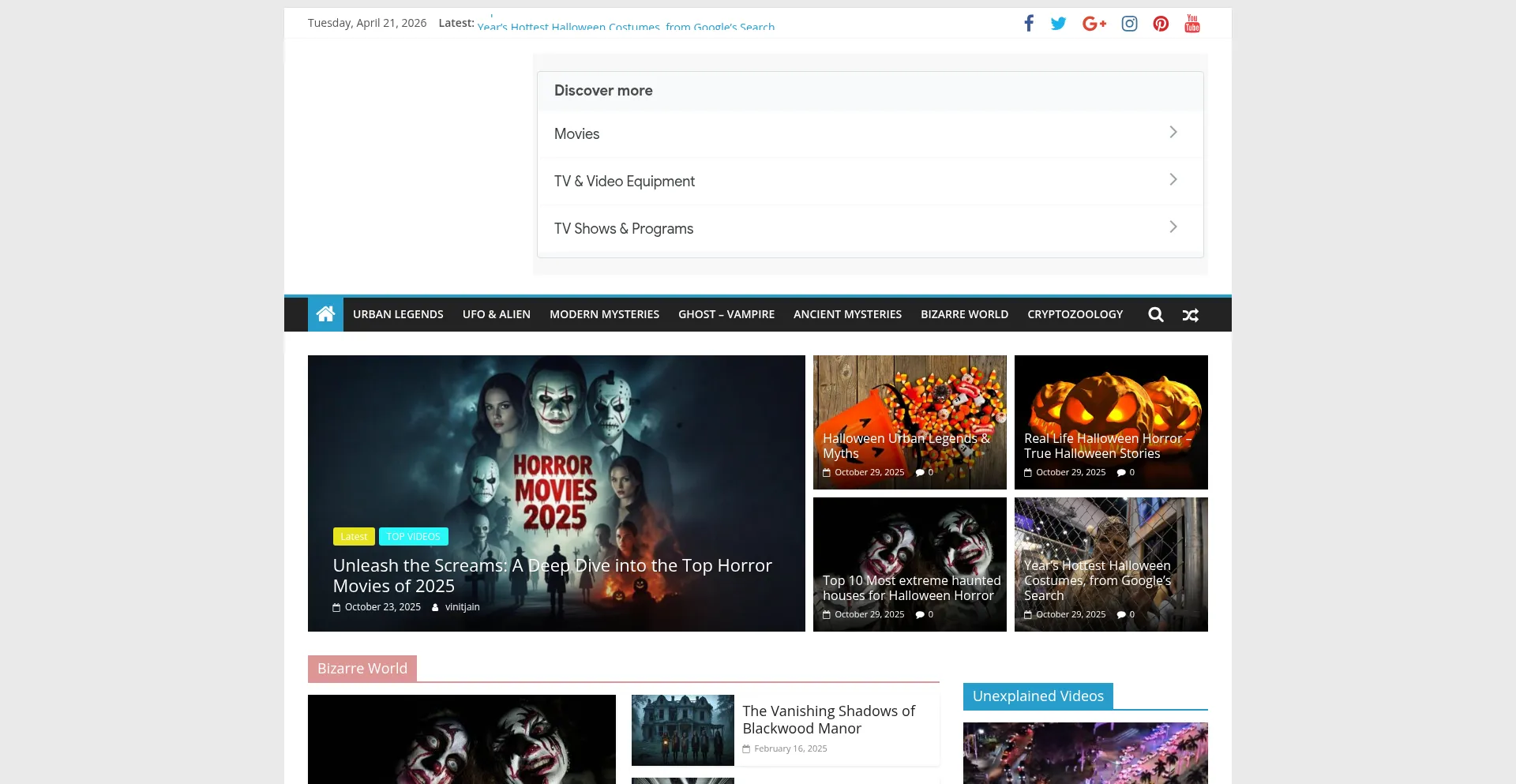 Theunexplainedmysteries.com