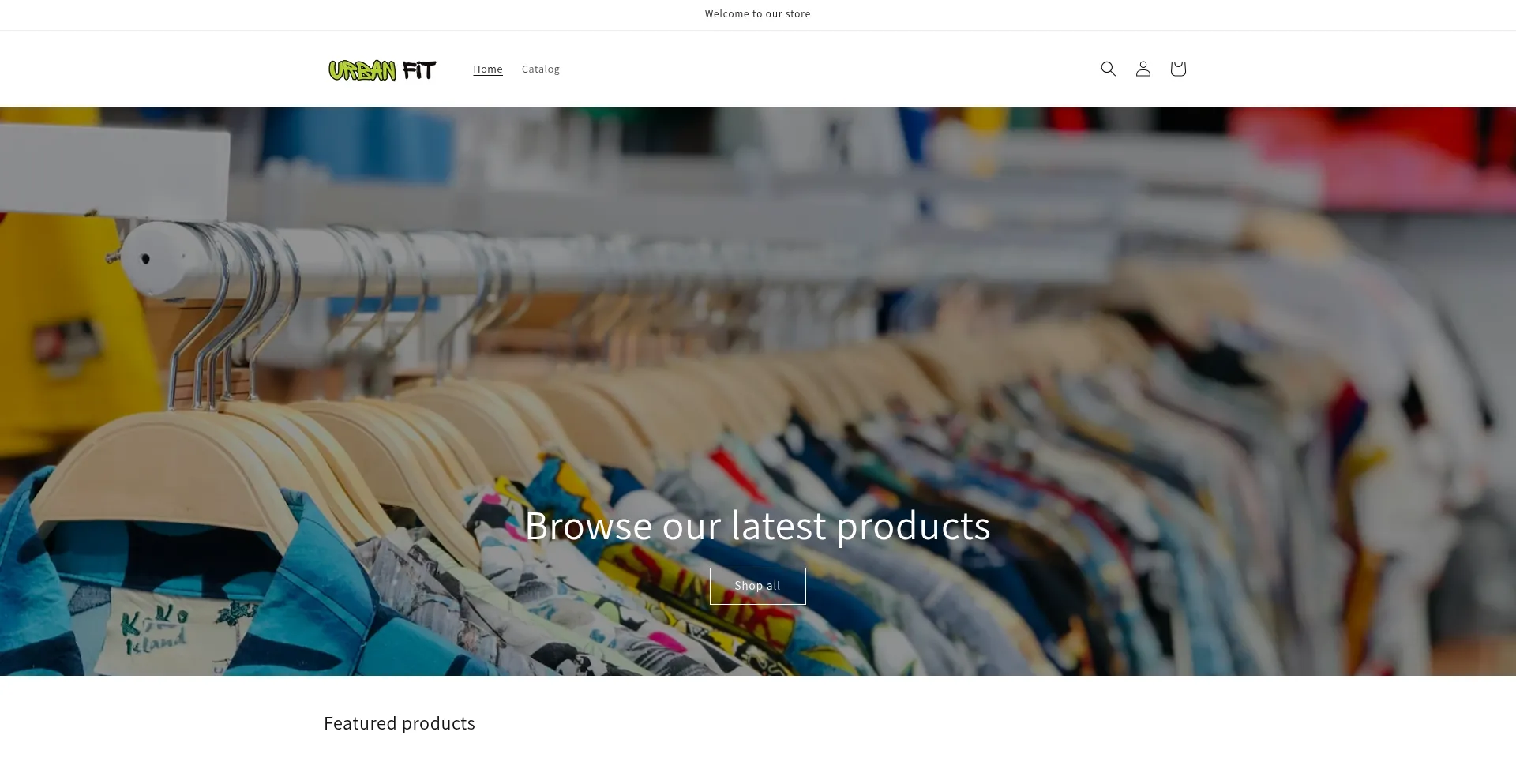 Website screenshot of Theurbanfit.in