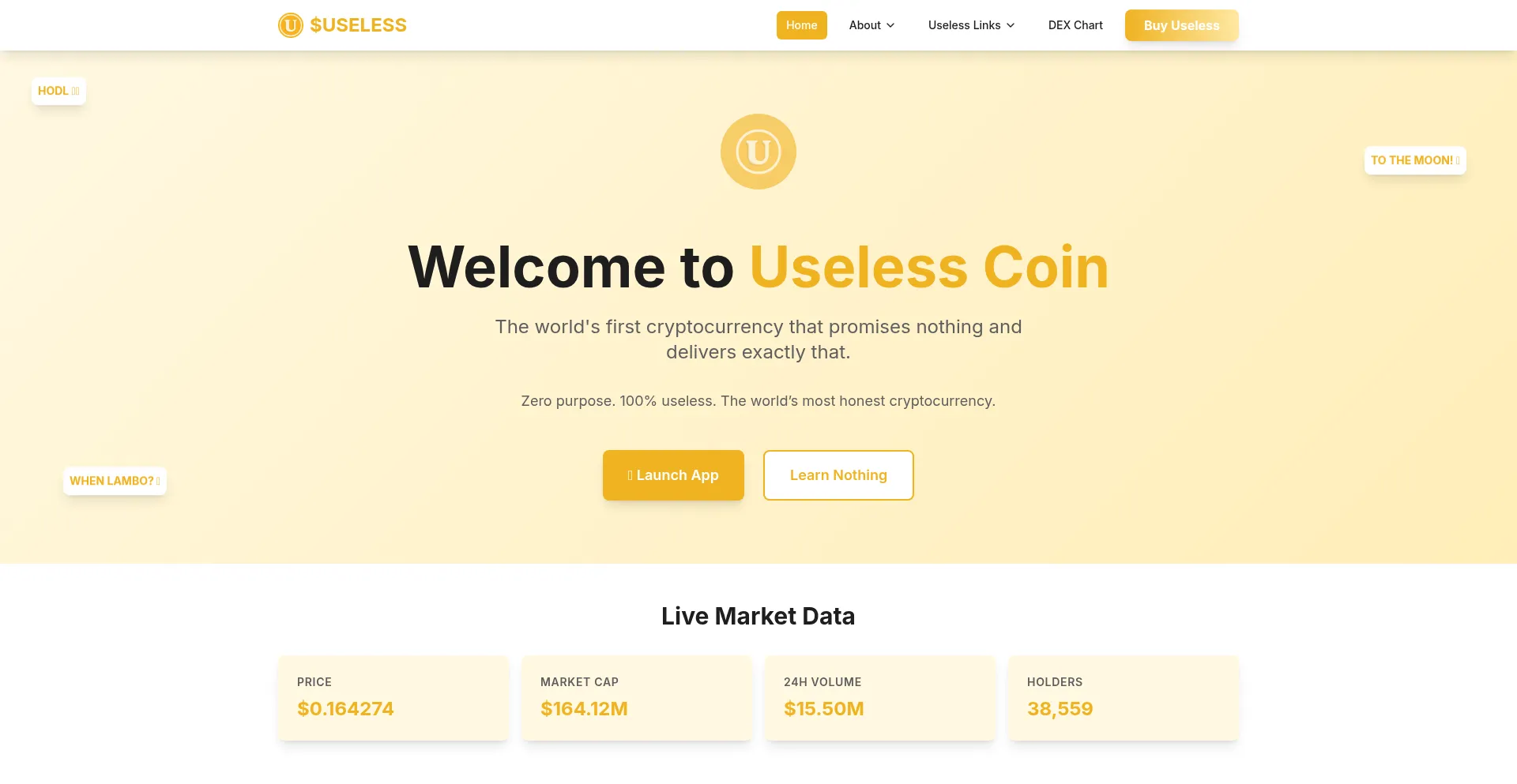 Theuselesscoin.com
