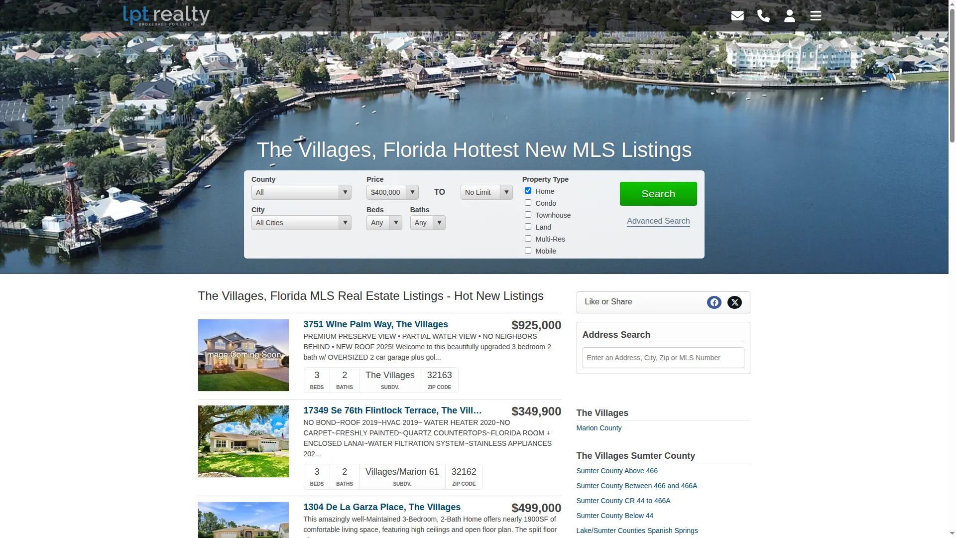 Thevillagesfllisting.com