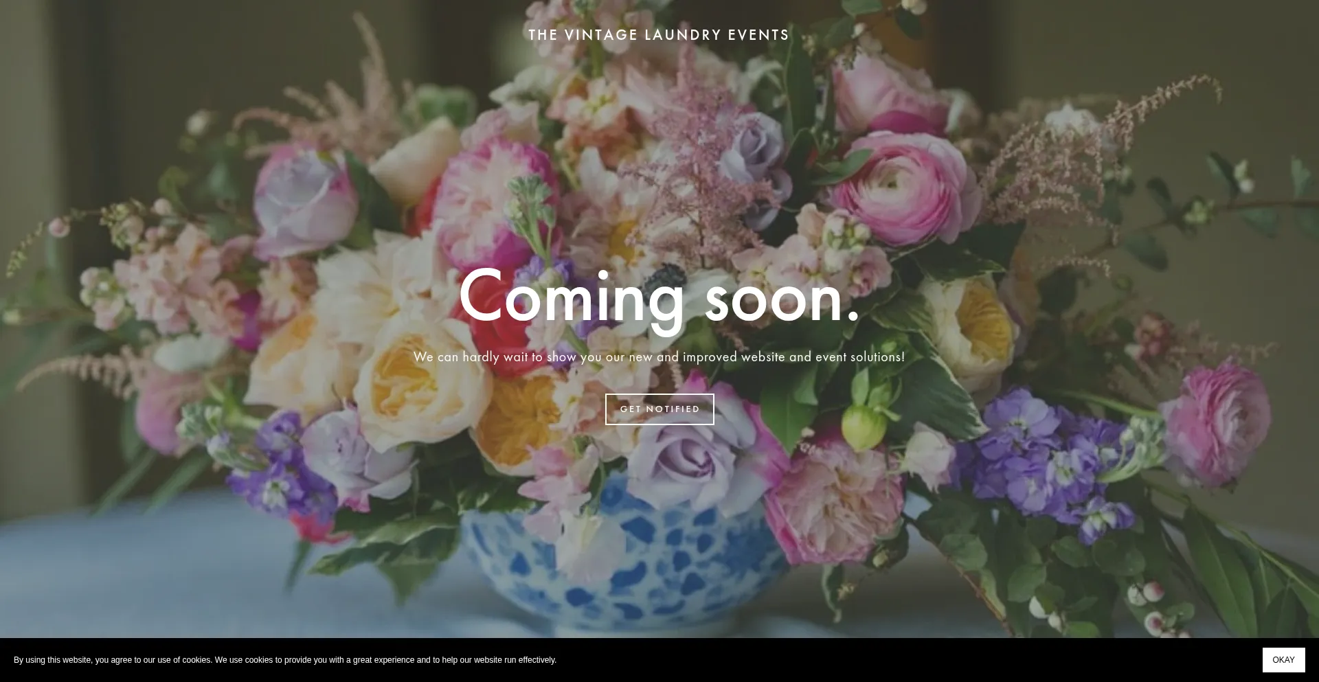 Website screenshot of Thevintagelaundry.com