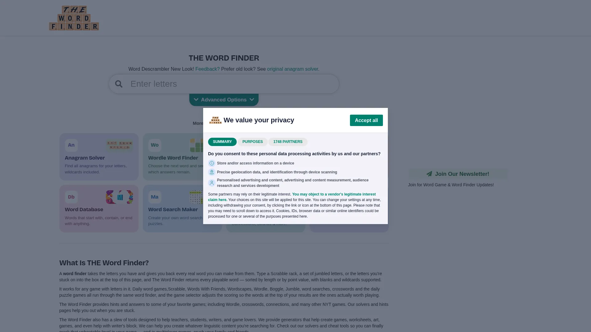 Thewordfinder.com