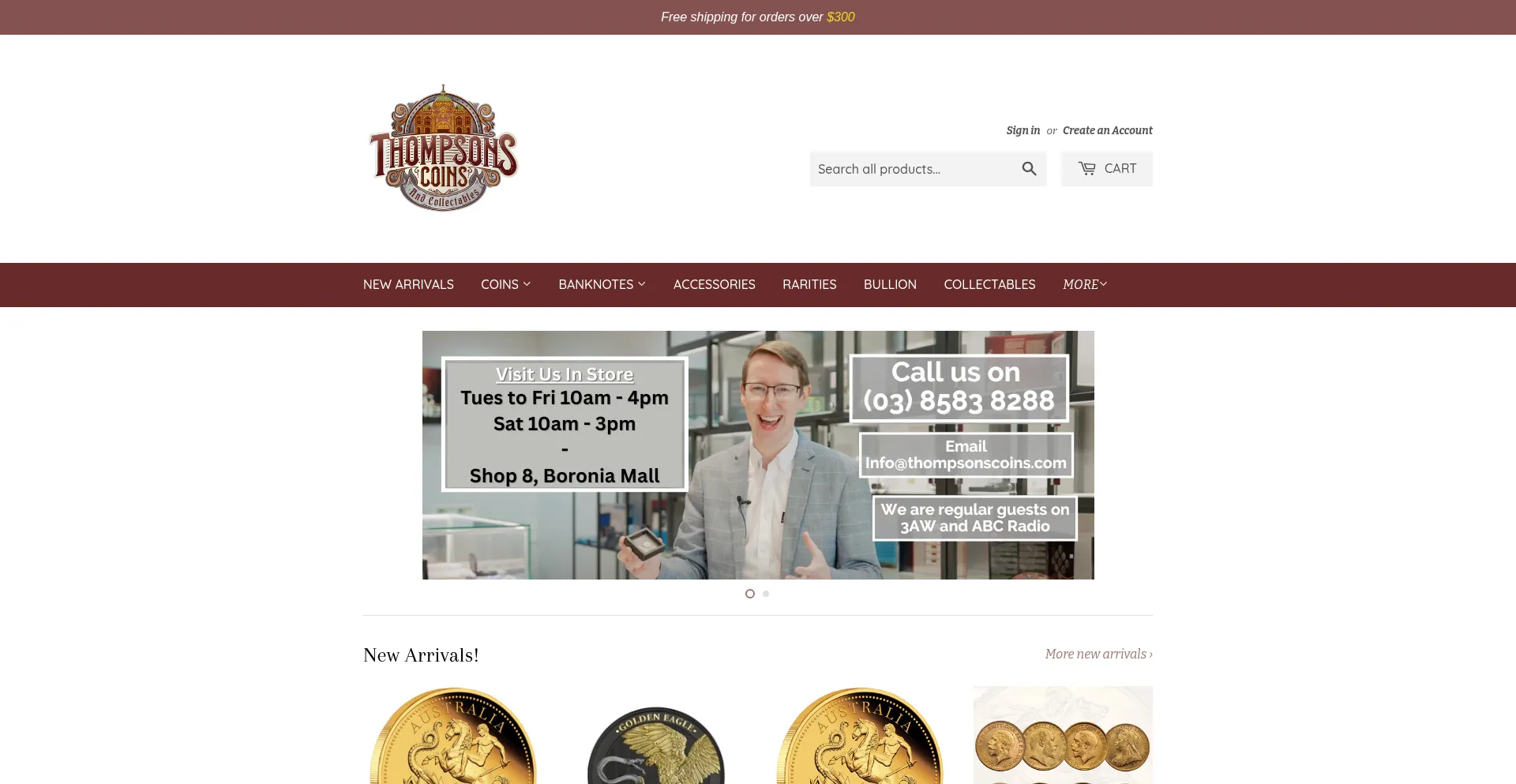 Thompsonscoins.com.au