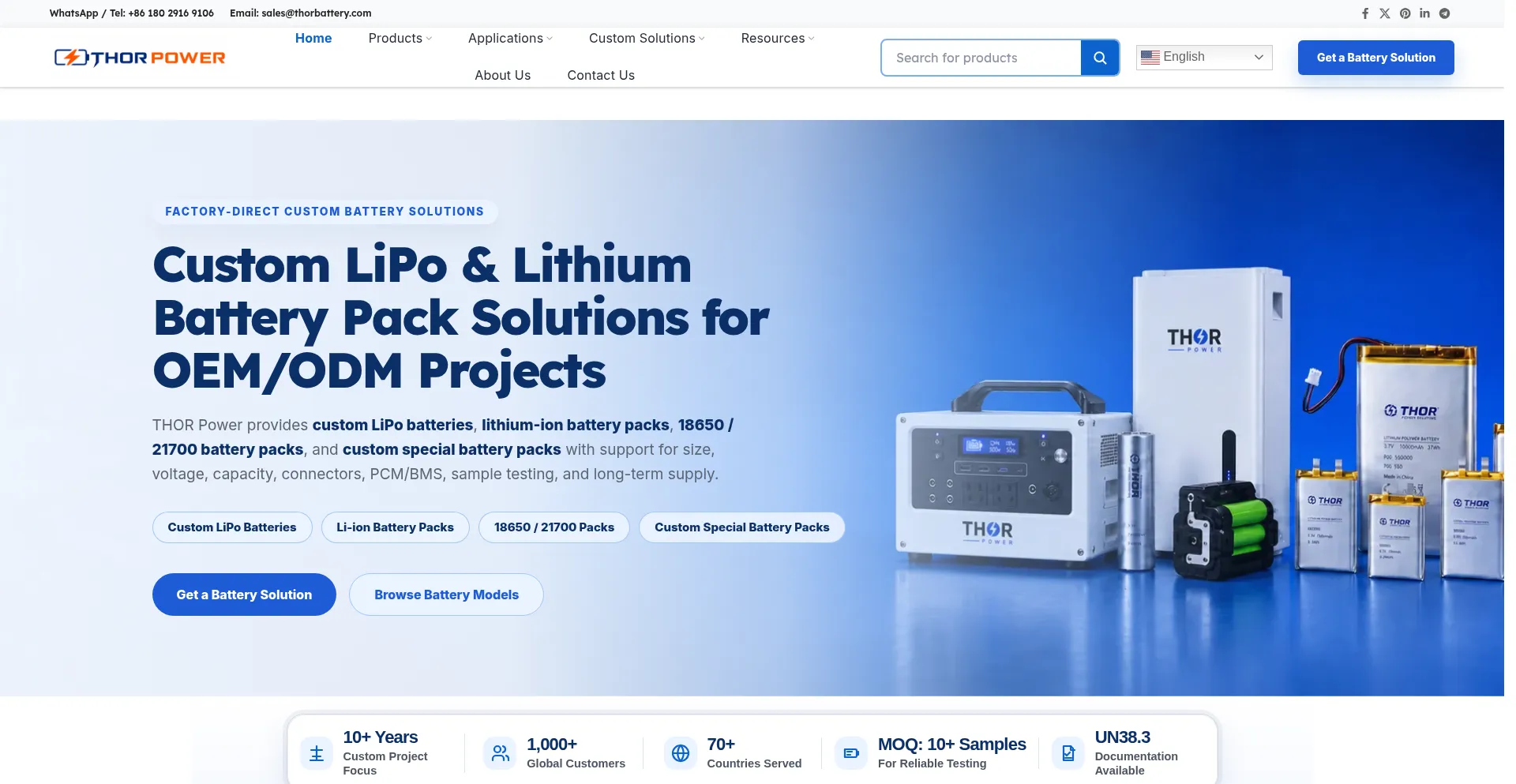 Thorbattery.com