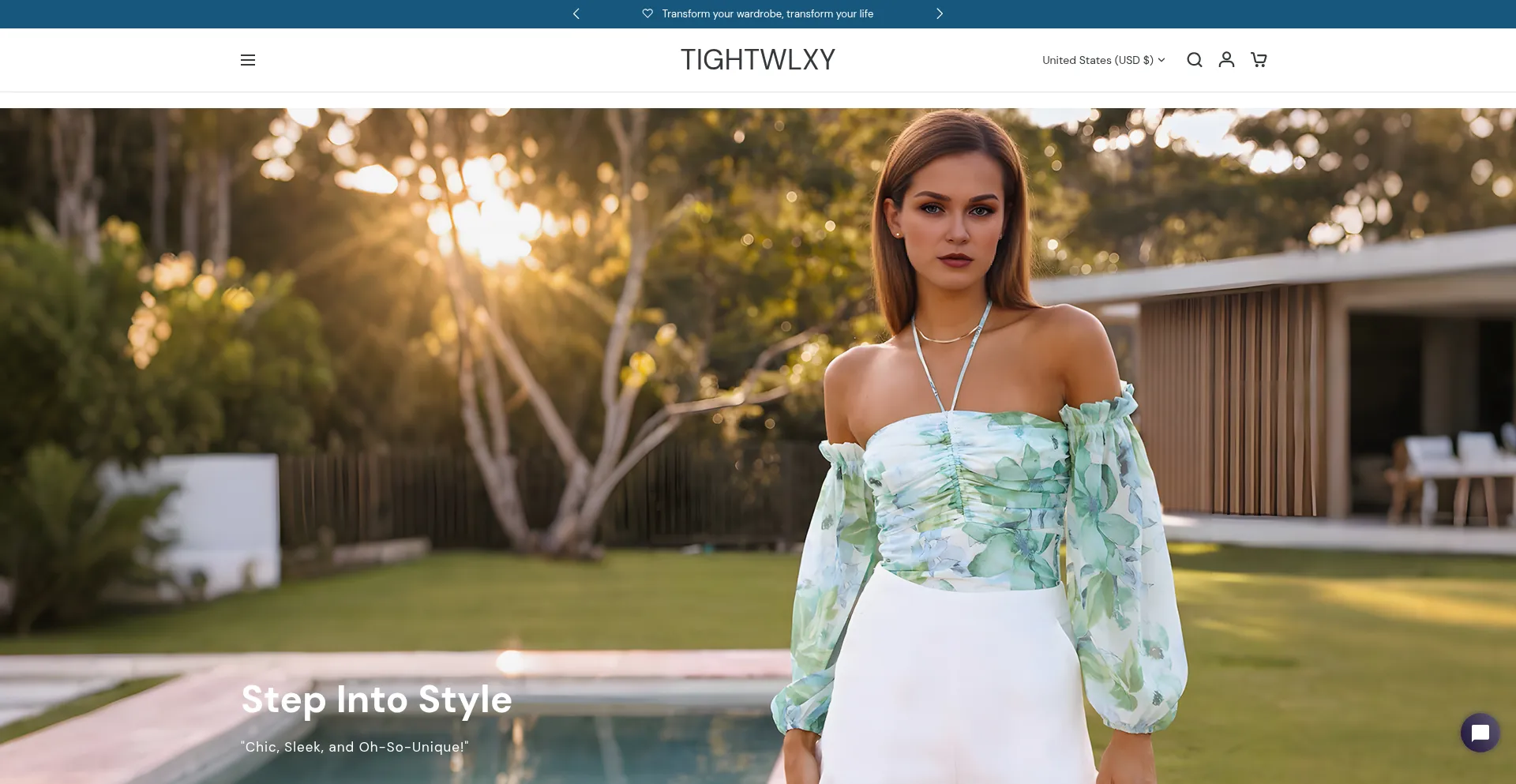 Website screenshot of Tightwlxy.com