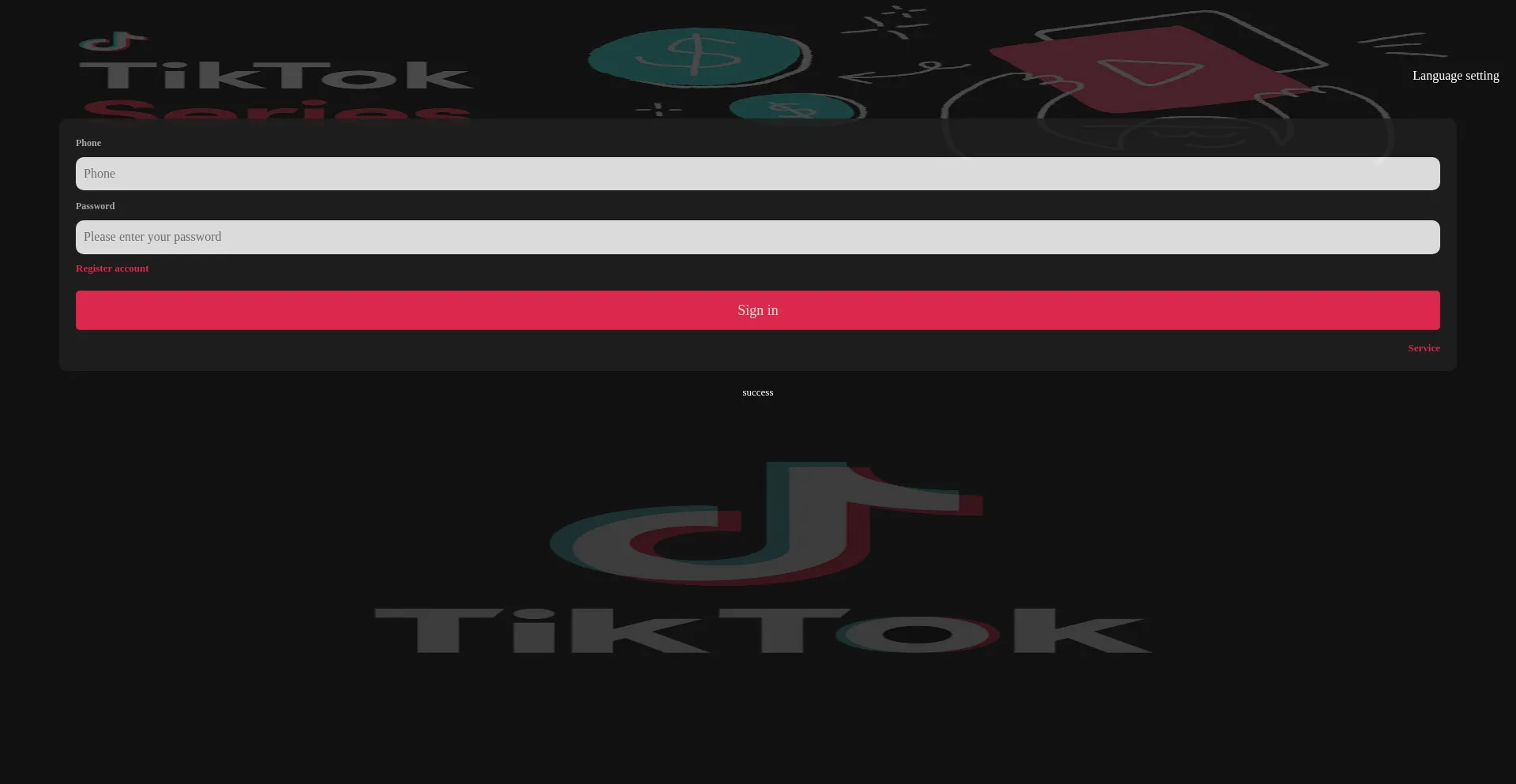 Website screenshot of Tik-backa.top