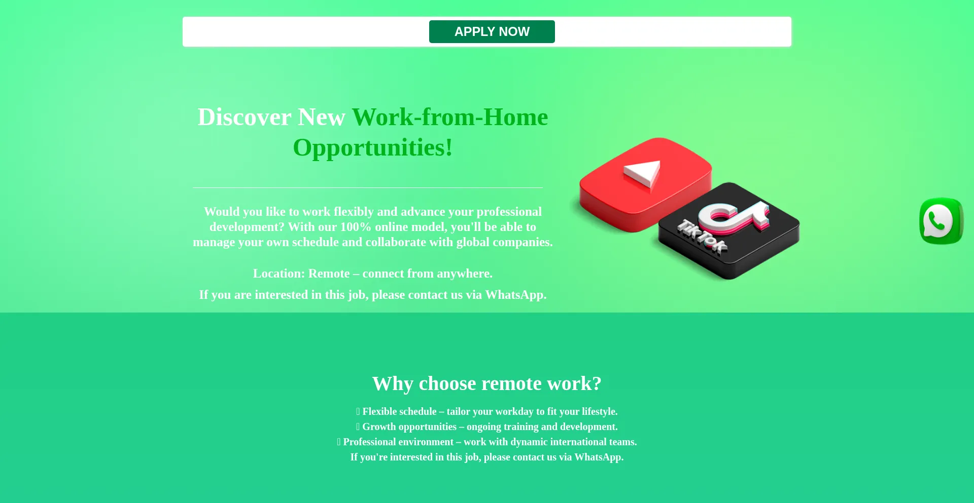 Website screenshot of Tiktokcr.top