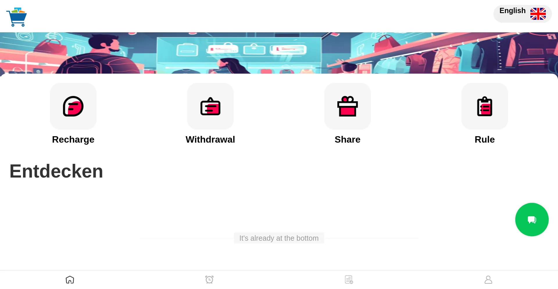 Website screenshot of Tikttk.vip