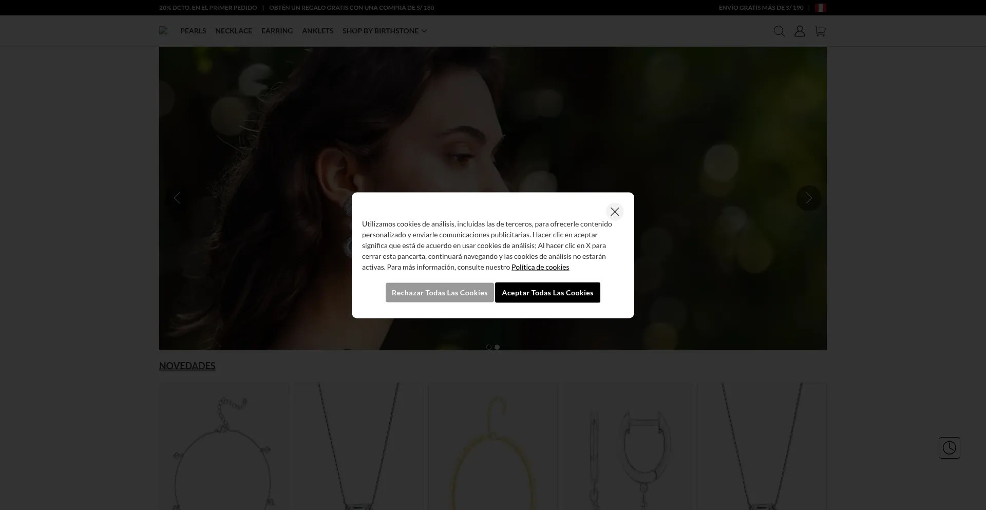 Website screenshot of Tinstodeaiou.shop