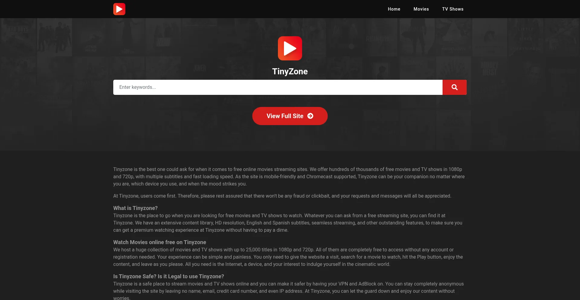 Tinyzonetv.stream