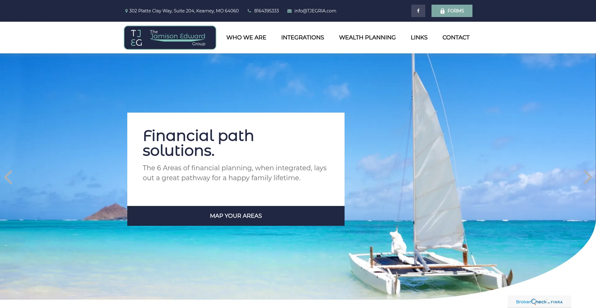 Website screenshot of Tjegria.com