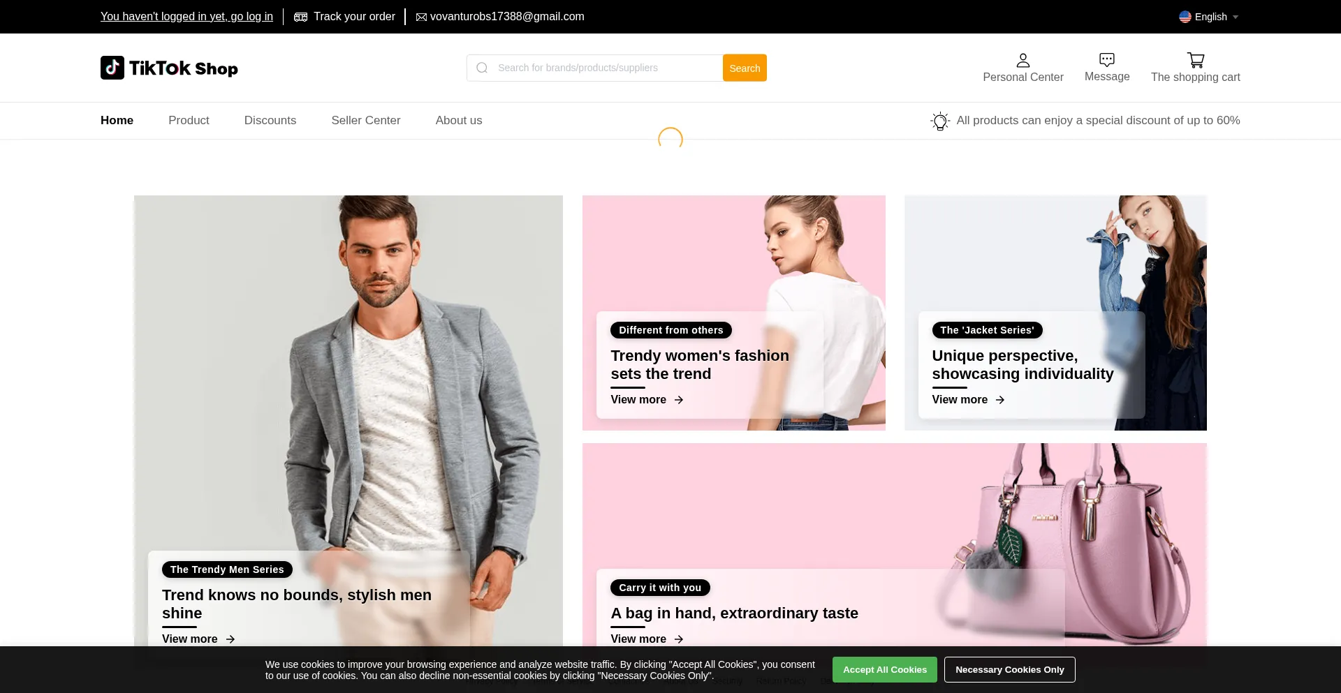 Website screenshot of Tk.shopaeptk.vip