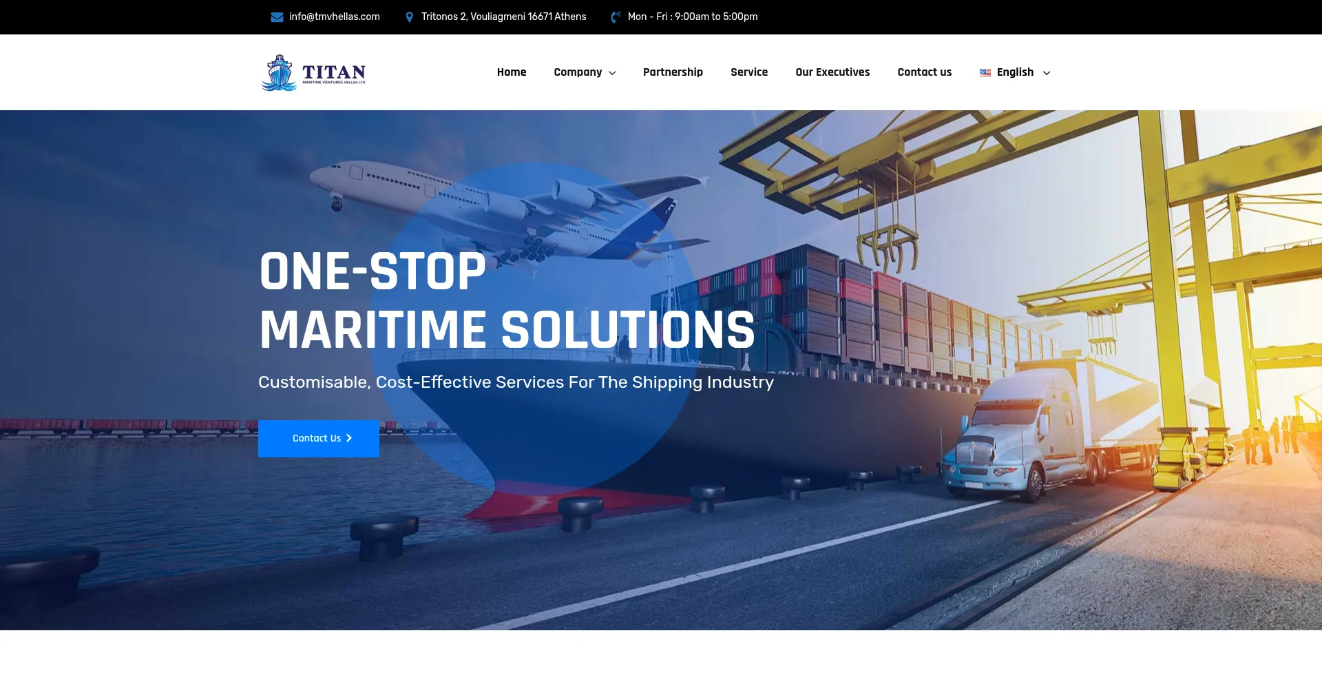 Website screenshot of Tmvhellas.com