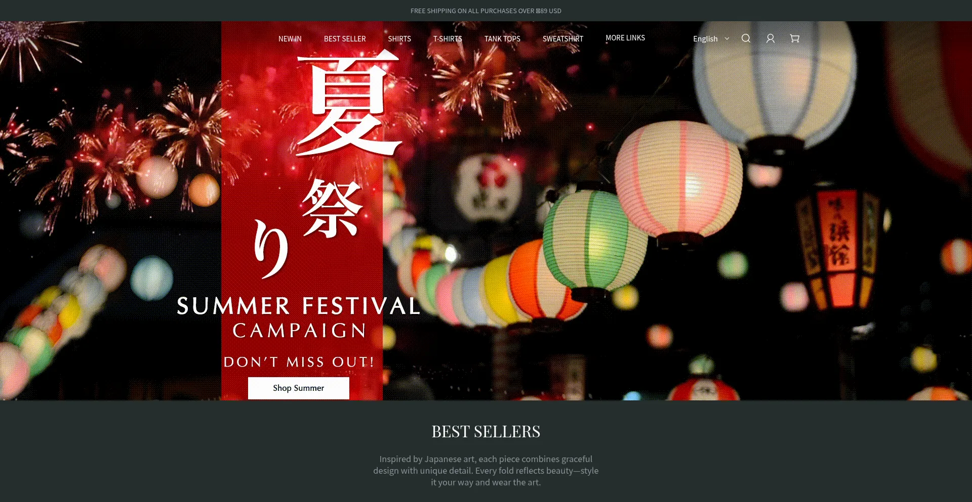 Website screenshot of Tokizu.com