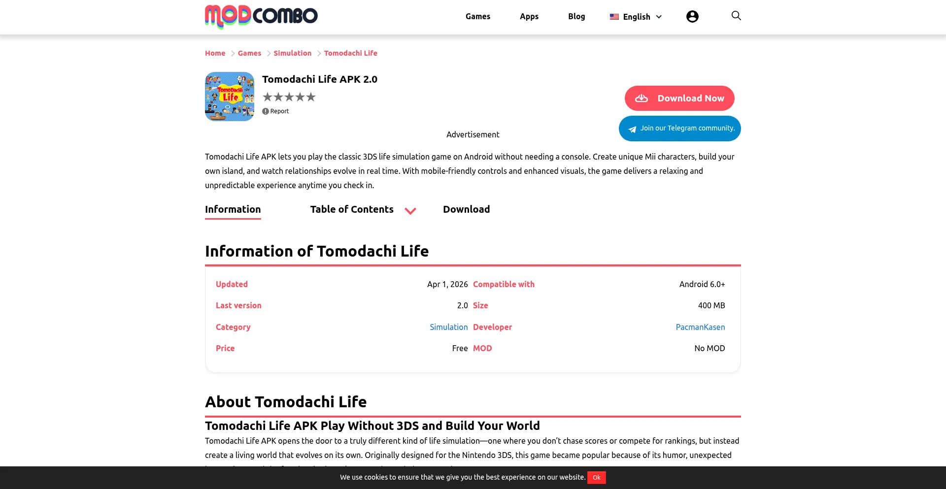 Tomodachi-life.modcombo.com