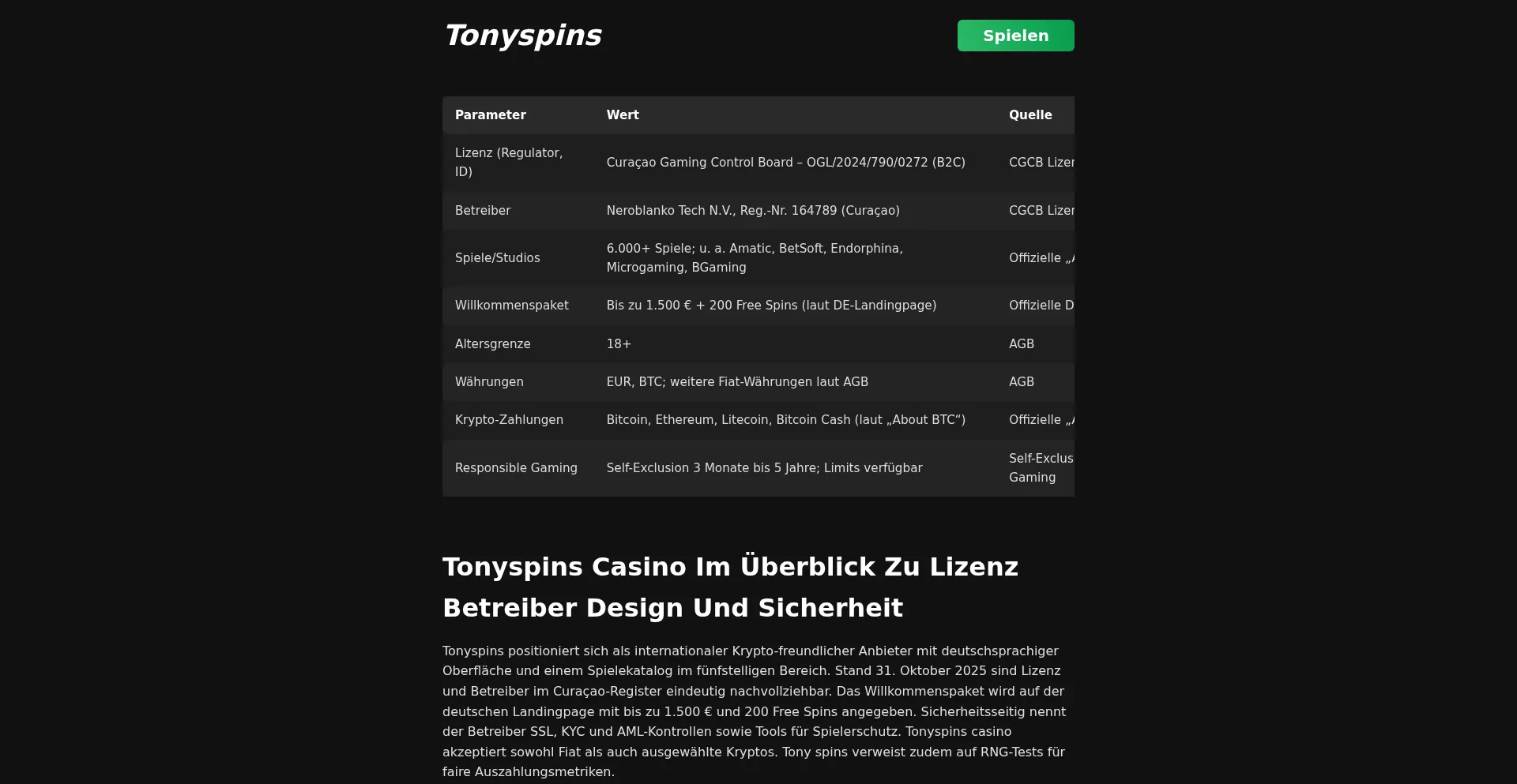 Tony-spins.co.at