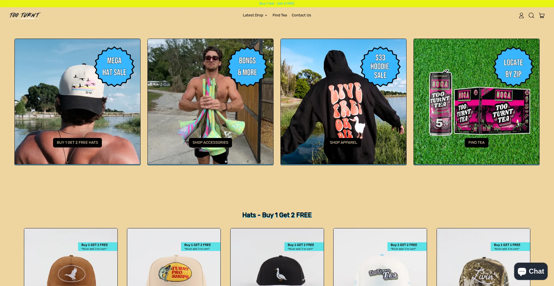 Website screenshot of Tooturnttony.com